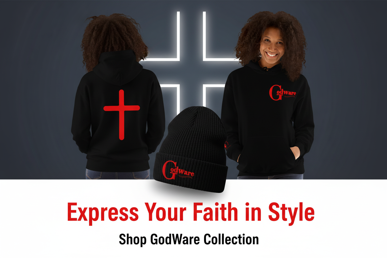 GodWare Brand Banner - Black and Red Collection