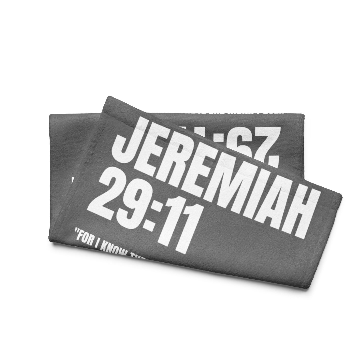 Jeremiah 29:11 Hand Towel - Inspirational Christian Bathroom Decor | GodWare