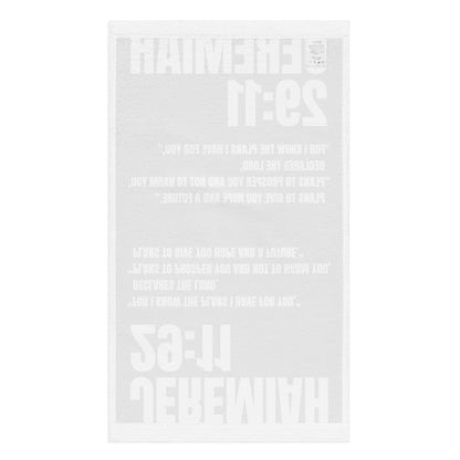 Jeremiah 29:11 Hand Towel - Inspirational Christian Bathroom Decor | GodWare