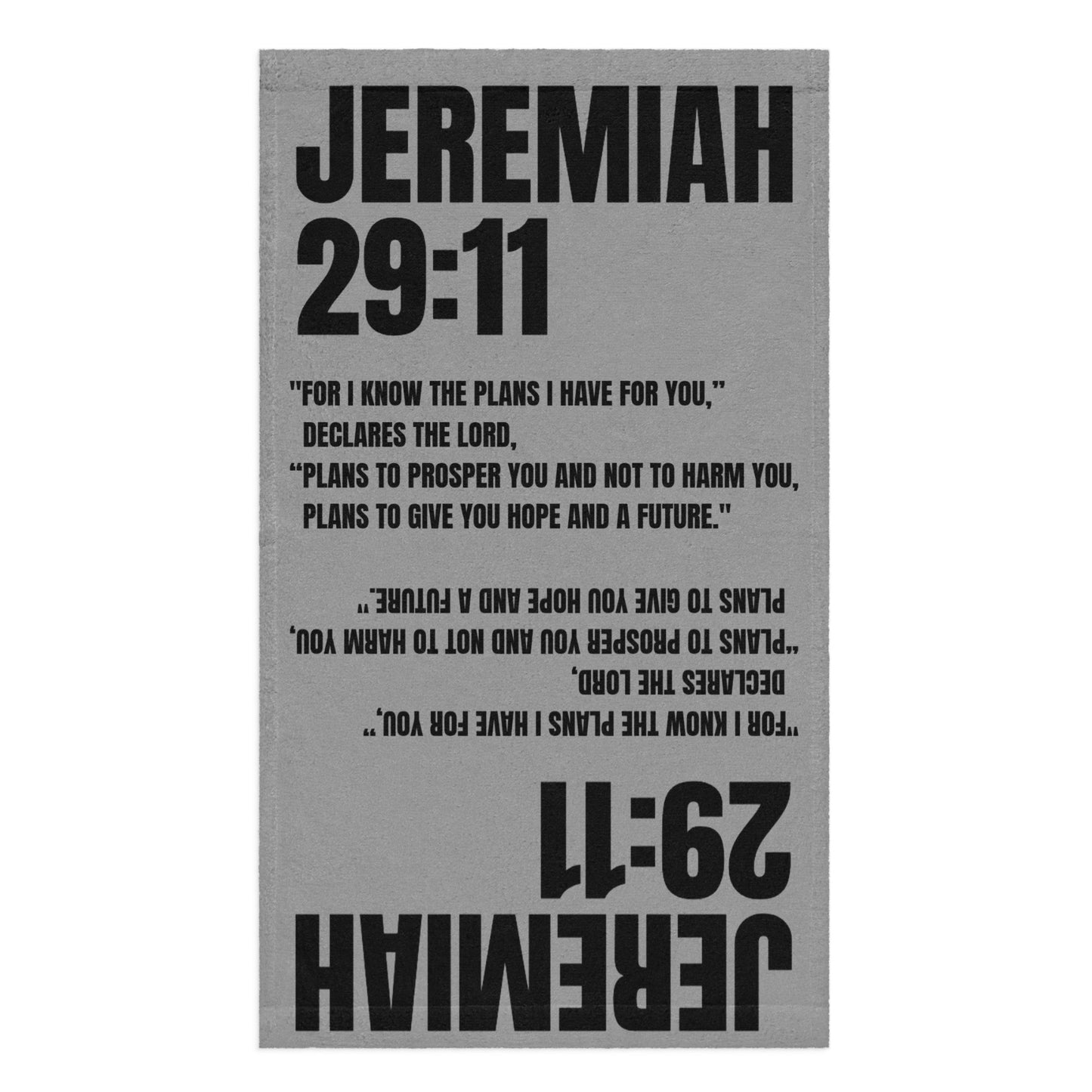 Jeremiah 29:11 Hand Towel - Inspirational Christian Bathroom Decor | GodWare