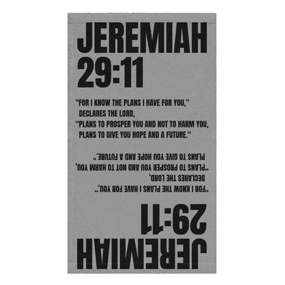 Jeremiah 29:11 Hand Towel - Inspirational Christian Bathroom Decor | GodWare