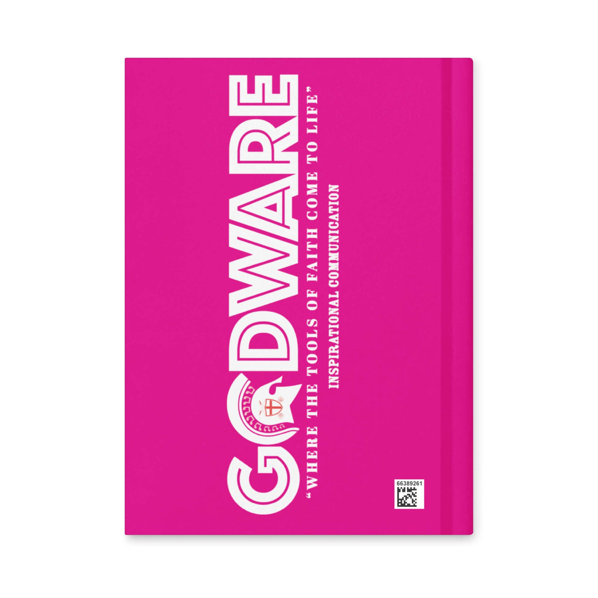 Pink hardcover Dear God Christian Prayer Journal for recording prayers and gratitude.