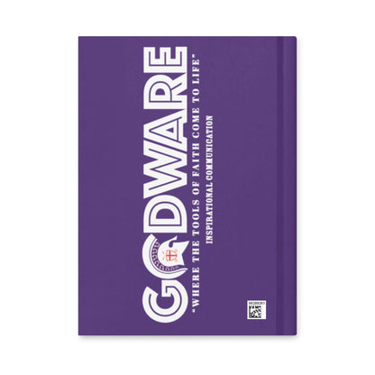 Dear God Christian Prayer Journal - Purple Hardcover with white lettering and logo.