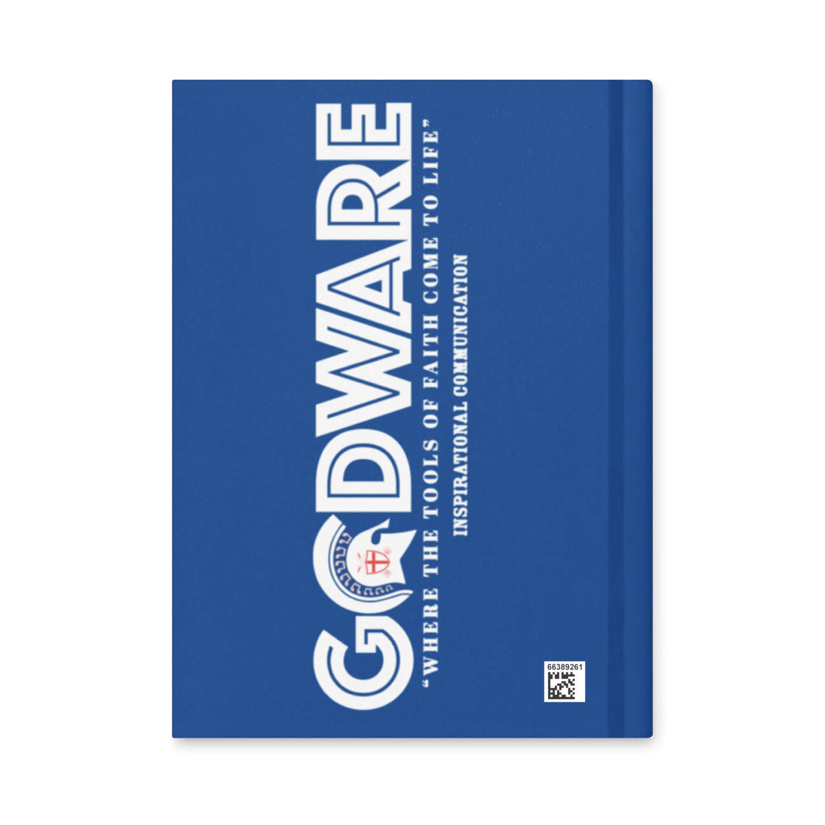Dear God Christian Prayer Journal - Blue Hardcover with motivational cover design.