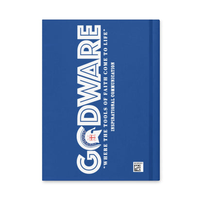 Dear God Christian Prayer Journal - Blue Hardcover with motivational cover design.