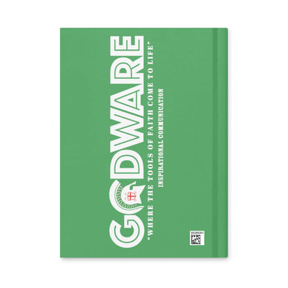 Dear God Christian Prayer Journal green hardcover with inspirational message from GodWare.