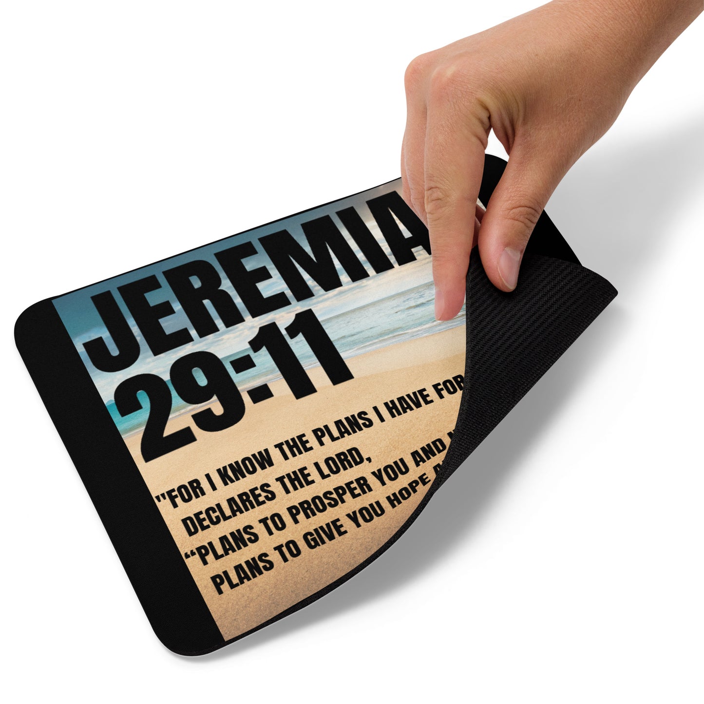 Jeremiah 29:11 Mouse Pad | Christian Desk Accessory
