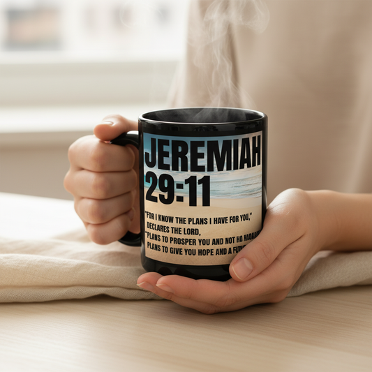 Jeremiah 29:11 Mug Lifestyle - Handle Left