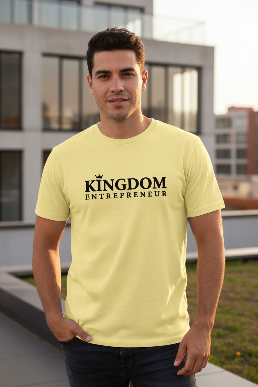 Kingdom Entrepreneur Cornsilk Tee – Hispanic Male
