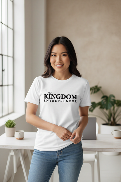 Kingdom Entrepreneur White Tee – Asian Female