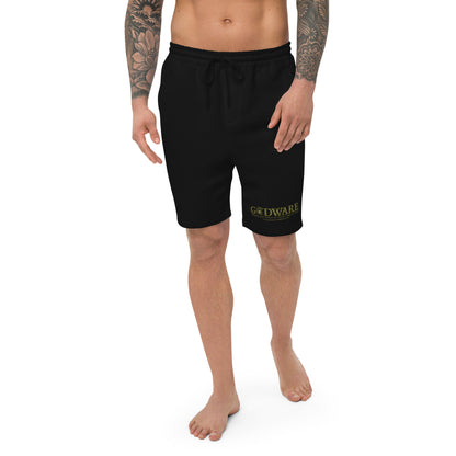 Godware logo cotton fleece shorts - (Camo print)