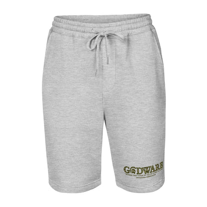 Godware logo cotton fleece shorts - (Camo print)