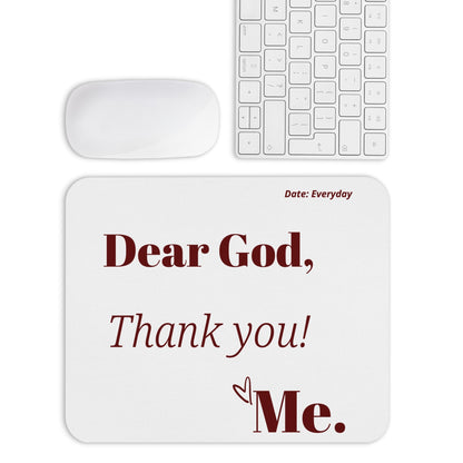 Dear God Mouse pad