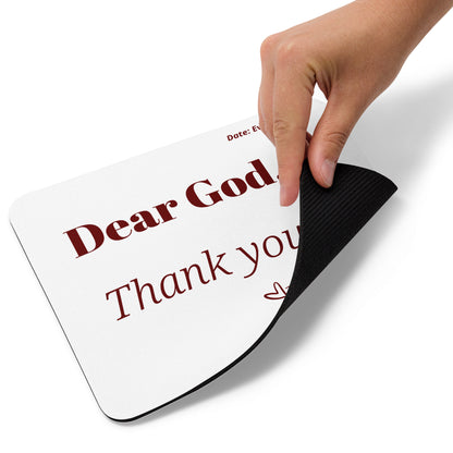 Dear God Mouse pad