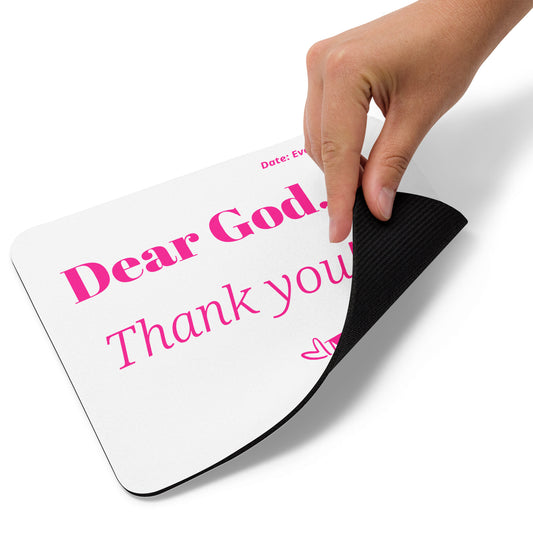 Dear God Mouse pad