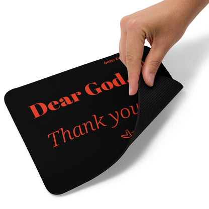 Dear God Mouse pad