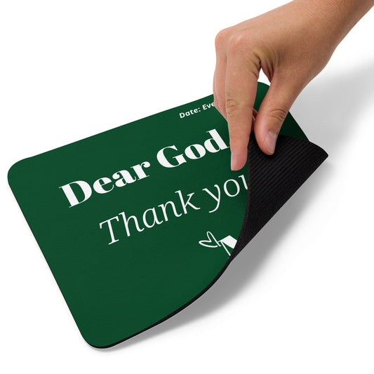 Dear God Mouse pad