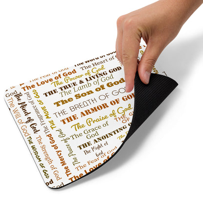 Inspirational Mouse pad - Attributes of God