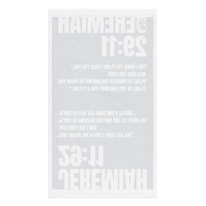Jeremiah 29:11 Hand Towel - Inspirational Christian Bathroom Decor | GodWare