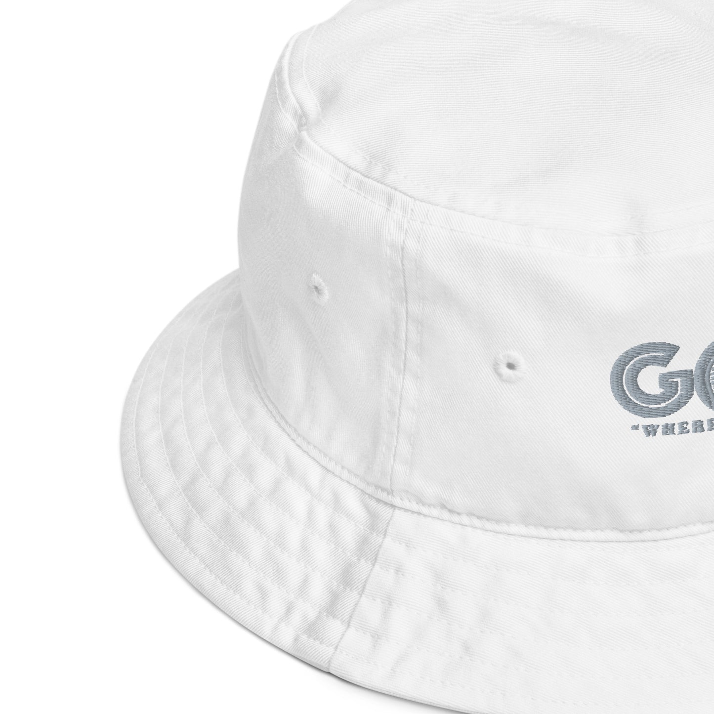 Godware Unisex Organic bucket hat - Grey print