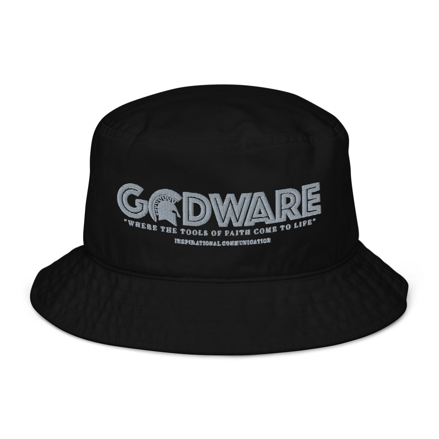 Godware Unisex Organic bucket hat - Grey print