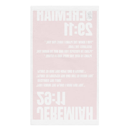 Jeremiah 29:11 Hand Towel - Inspirational Christian Bathroom Decor | GodWare