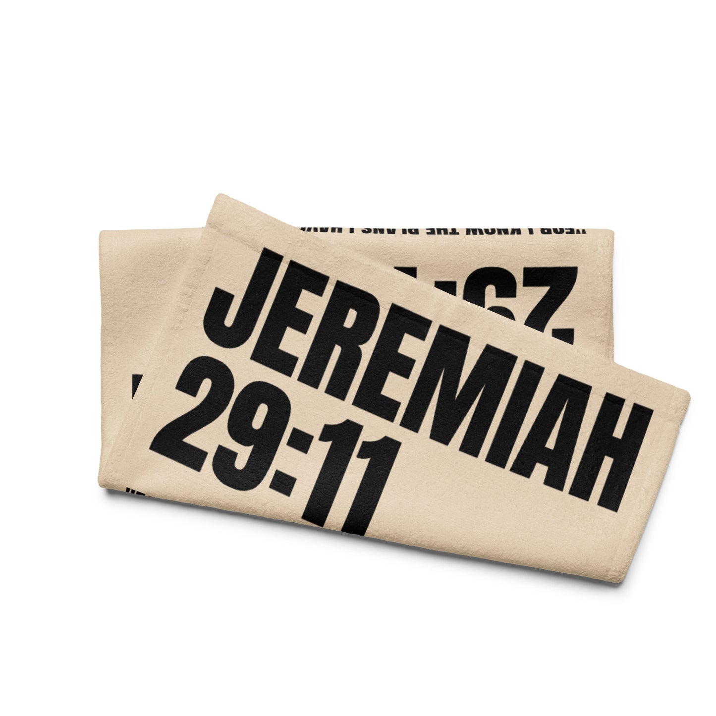 Jeremiah 29:11 Hand Towel - Inspirational Christian Bathroom Decor | GodWare
