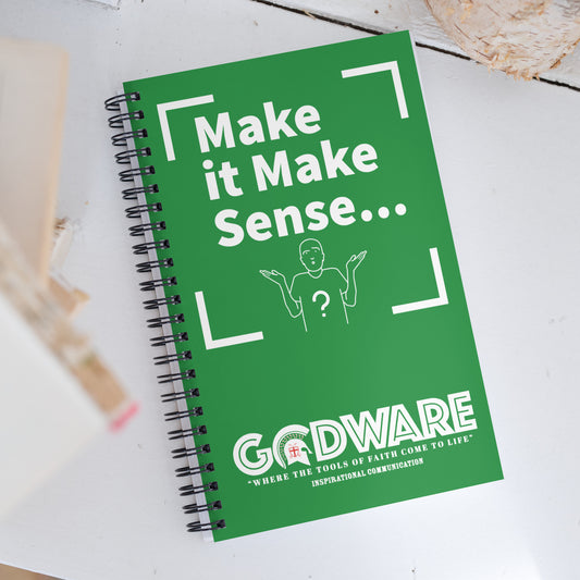 Make it Make Sense Spiral notebook - Green