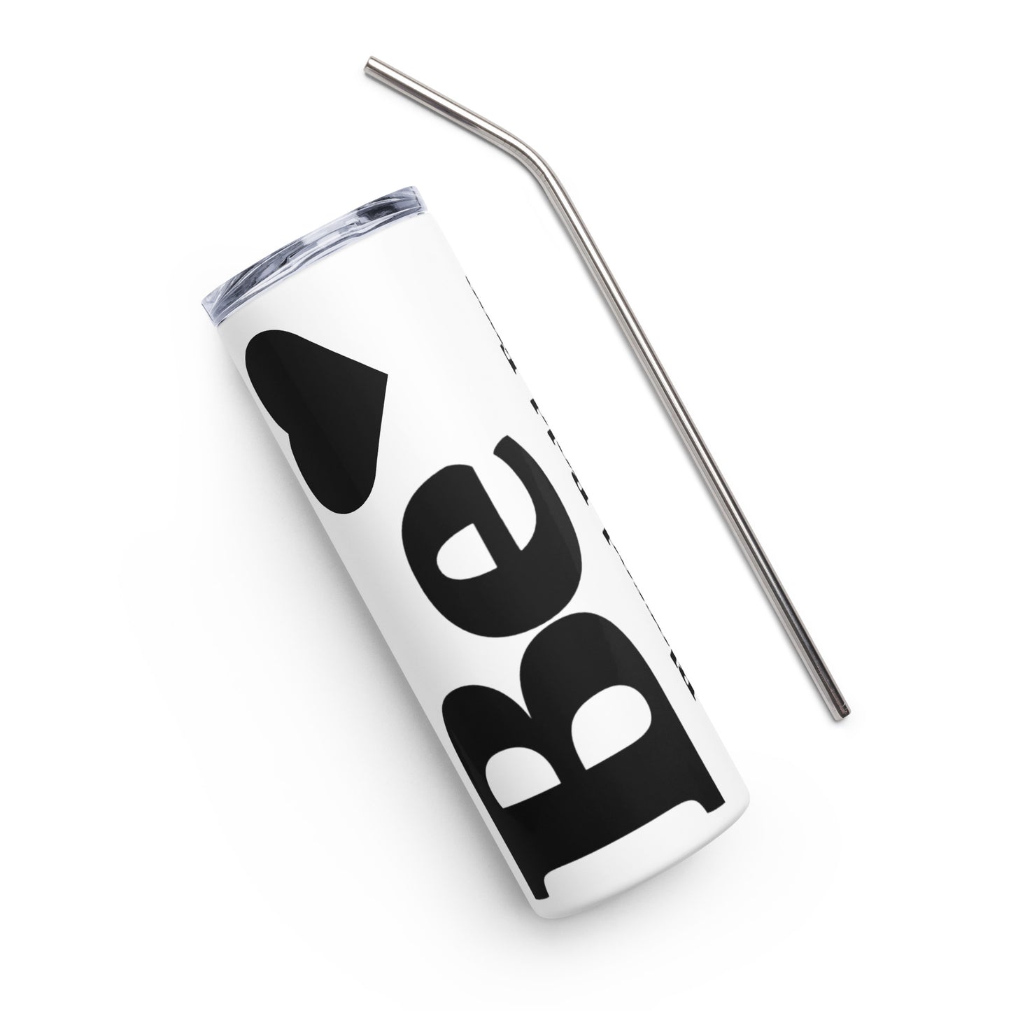 Be Inspired tumbler - White & Black