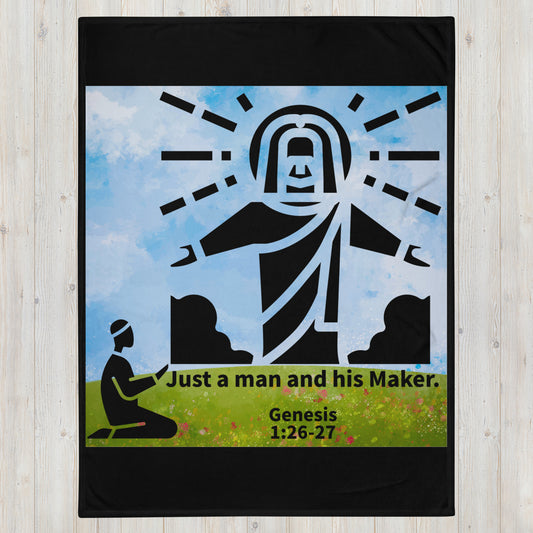 Just a Man Throw Blanket