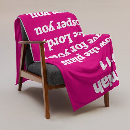 Jeremiah 29 Plush Throw Blanket - Faith-Inspired Home Decor | GodWare