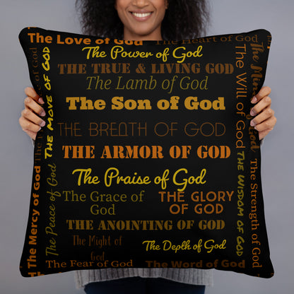 Attributes of God  Earthtone/Black Inspirational Mug