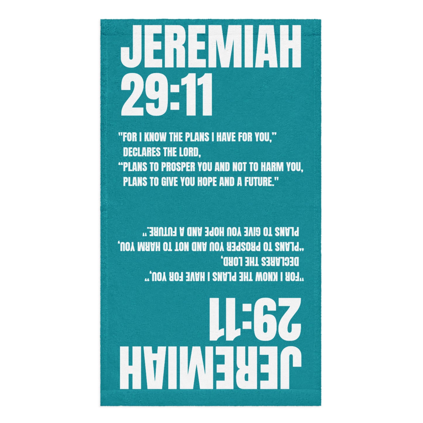 Jeremiah 29:11 Hand Towel - Inspirational Christian Bathroom Decor | GodWare