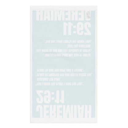 Jeremiah 29:11 Hand Towel - Inspirational Christian Bathroom Decor | GodWare