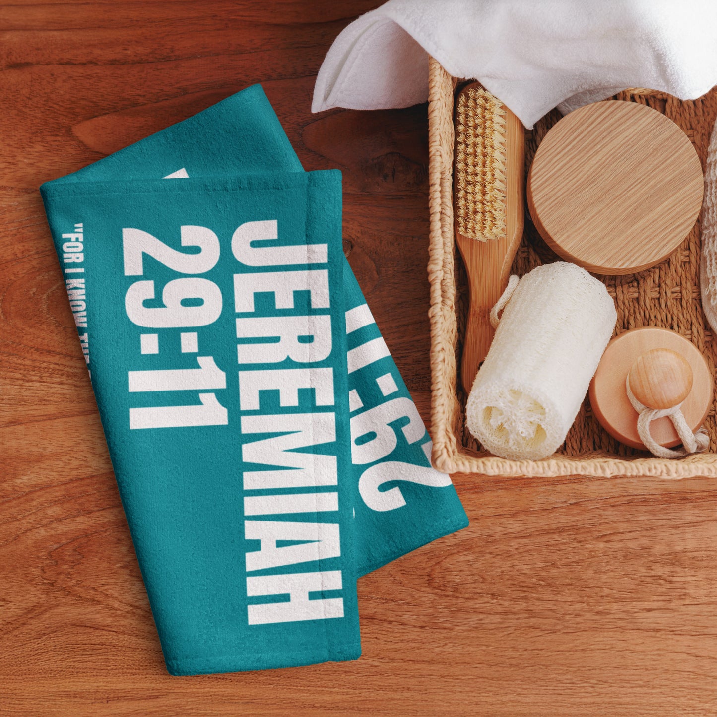 Jeremiah 29:11 Hand Towel - Inspirational Christian Bathroom Decor | GodWare