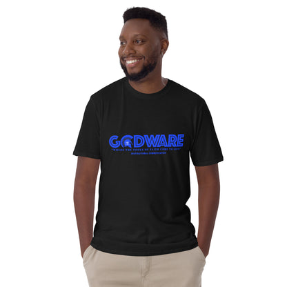 Godware Logo Softstyle Unisex T-Shirt (royal blue print)