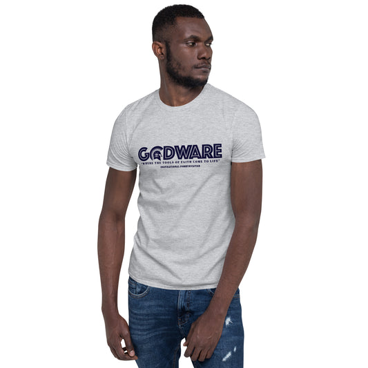 Godware Logo short-sleeved Unisex t-shirt - Navy print