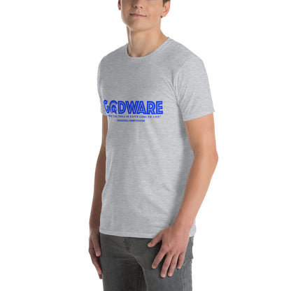 Godware Logo Softstyle Unisex T-Shirt (royal blue print)