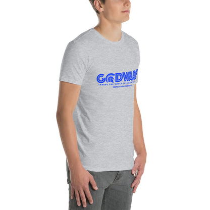 Godware Logo Softstyle Unisex T-Shirt (royal blue print)