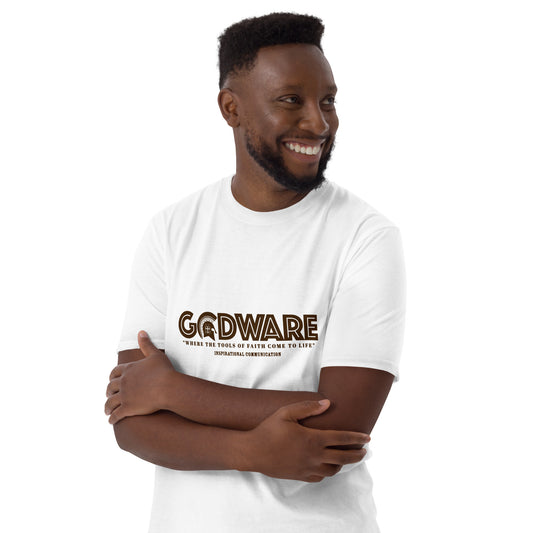 Godware Logo short-sleeved Unisex t-shirt (Coffee print)