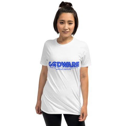 Godware Logo Softstyle Unisex T-Shirt (royal blue print)