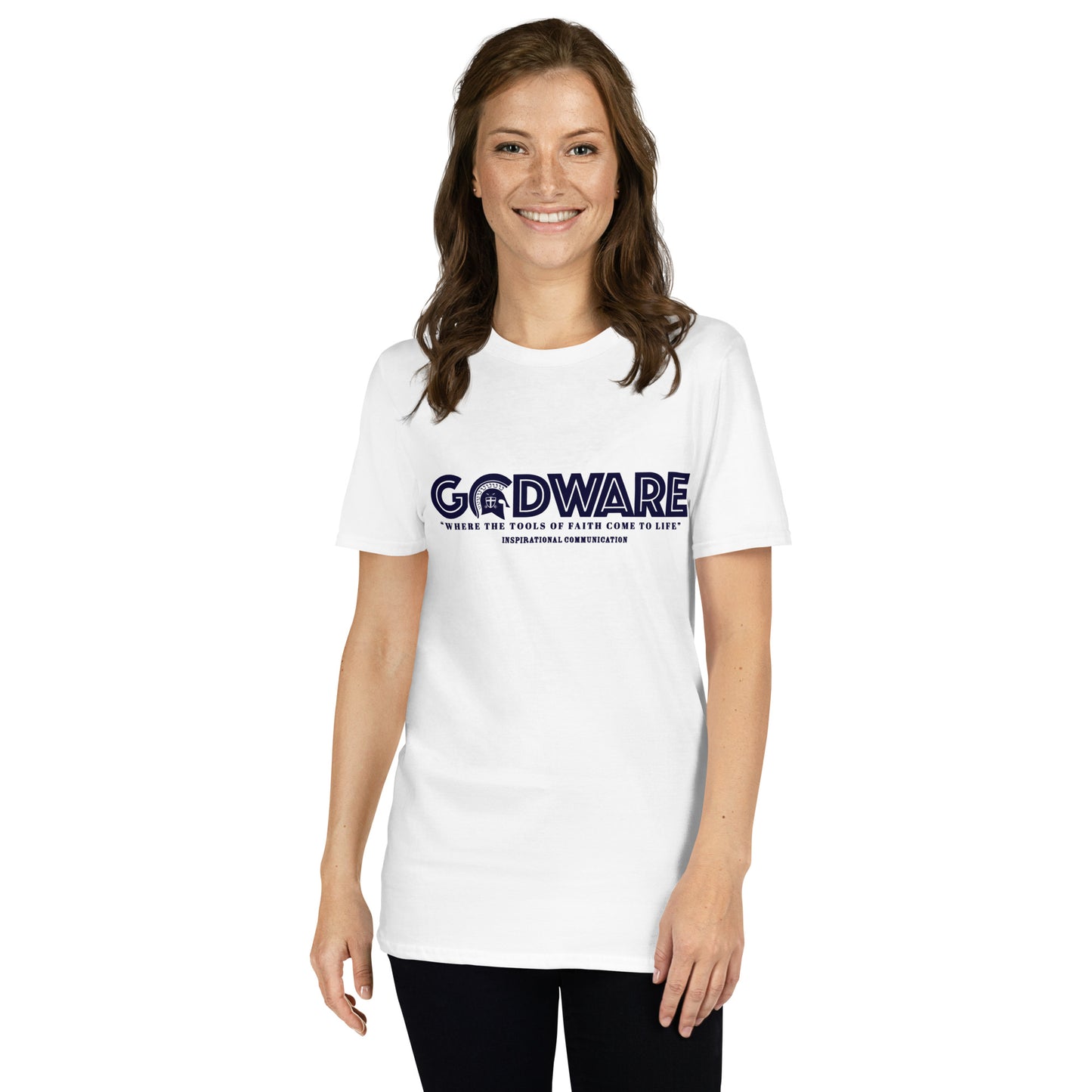 Godware Logo short-sleeved Unisex t-shirt - Navy print