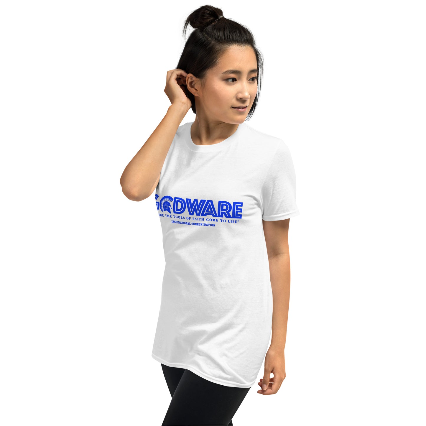 Godware Logo Softstyle Unisex T-Shirt (royal blue print)