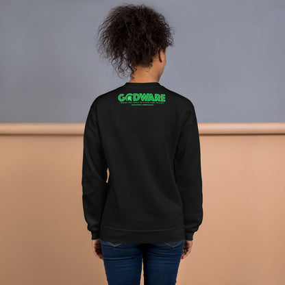 Prayer Collection Inspirational Sweatshirt - Green Print