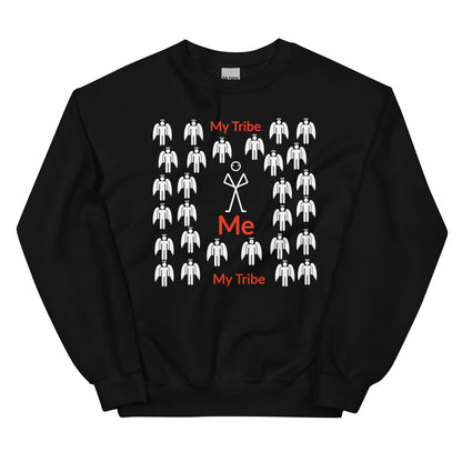 My Tribe Inspirational Unisex Sweatshirt - White Print