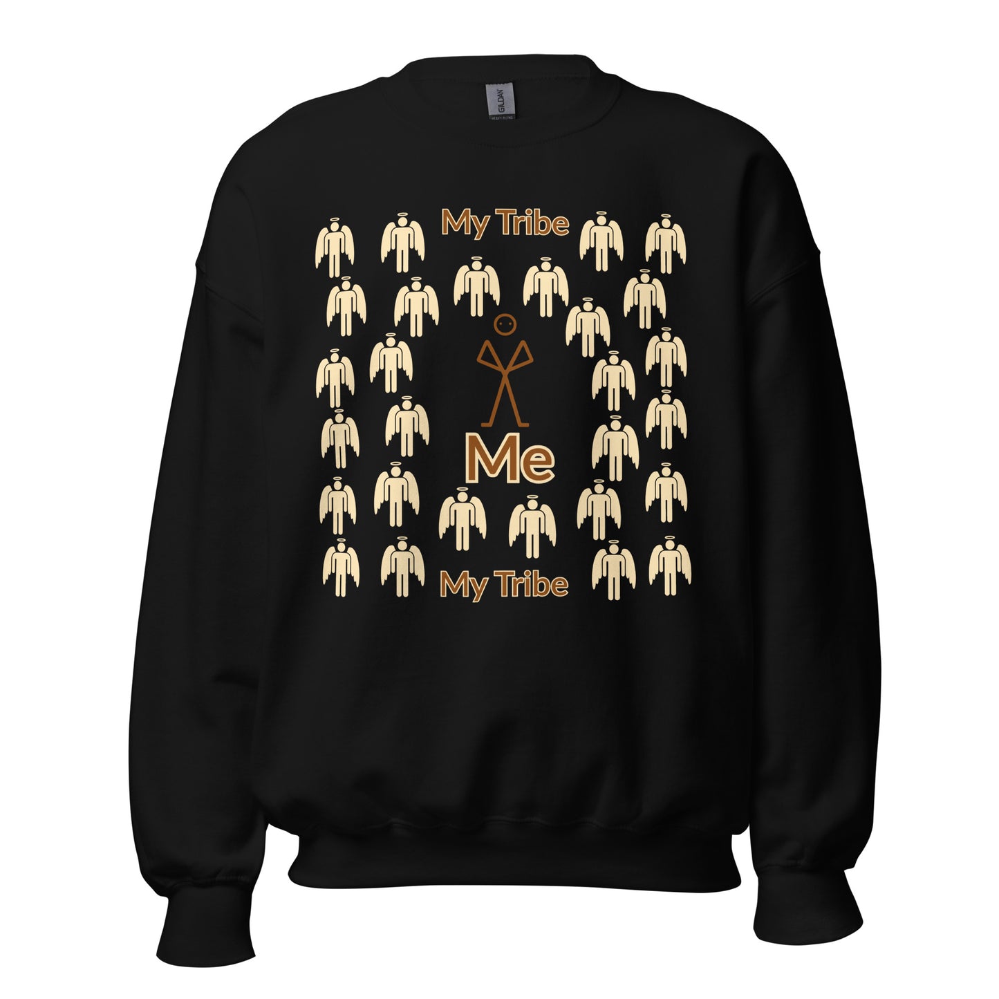 My Tribe Inspirational Unisex Sweatshirt - Earthtone Print