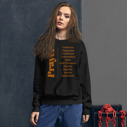 Prayer Collection Inspirational Sweatshirt - Wheat print