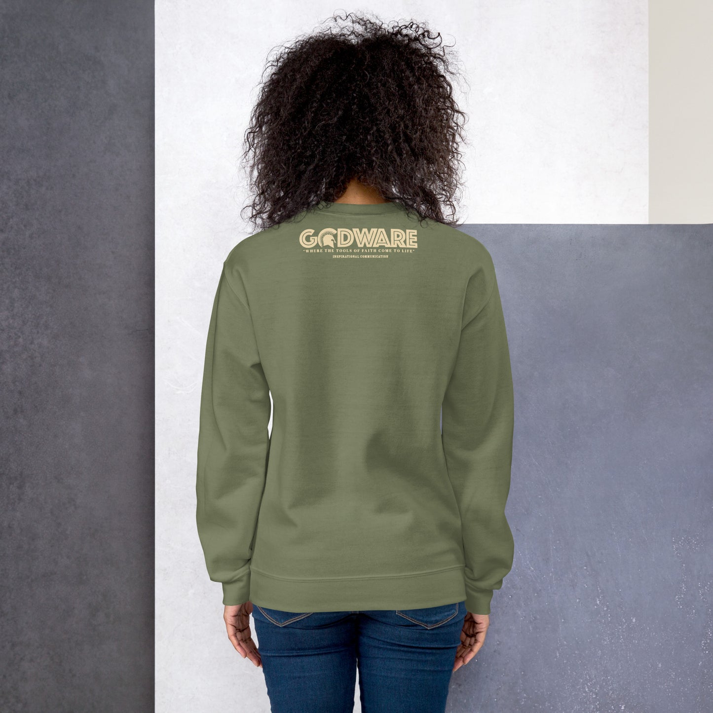 My Tribe Inspirational Unisex Sweatshirt - Earthtone Print