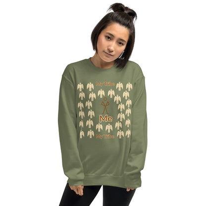 My Tribe Inspirational Unisex Sweatshirt - Earthtone Print