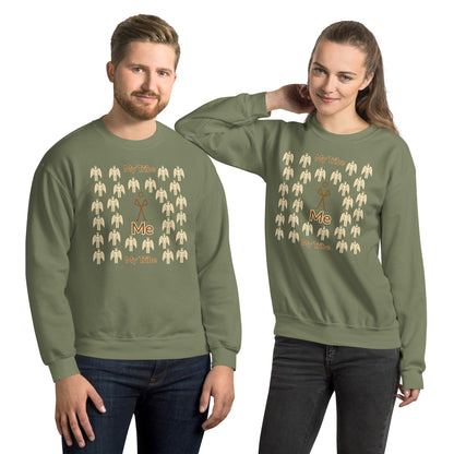 My Tribe Inspirational Unisex Sweatshirt - Earthtone Print